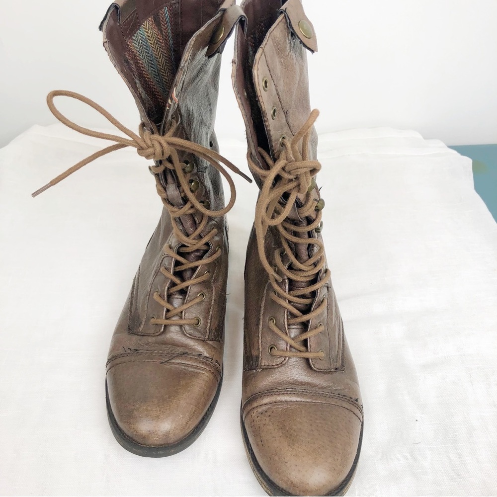 COPY - Steve Madden Brown Lace Up Boots Women’s Size 10